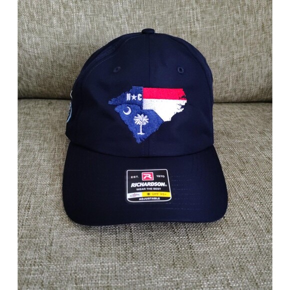 Premier Water Hat Cap Strap Back Navy Blue Embroidered Richardson DXP Logo SC NC - Picture 10 of 12